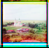 Борисоглебская (Источниковская) церковь. С.М. Прокудин-Горский, 1912 год